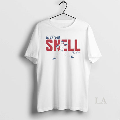 Original Blake Snell Los Angeles Dodgers Give Em Snell Signature Tee