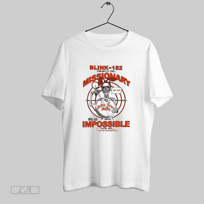 Original Blink 182 Presents Missionary Impossible Tour 2025 TShirt