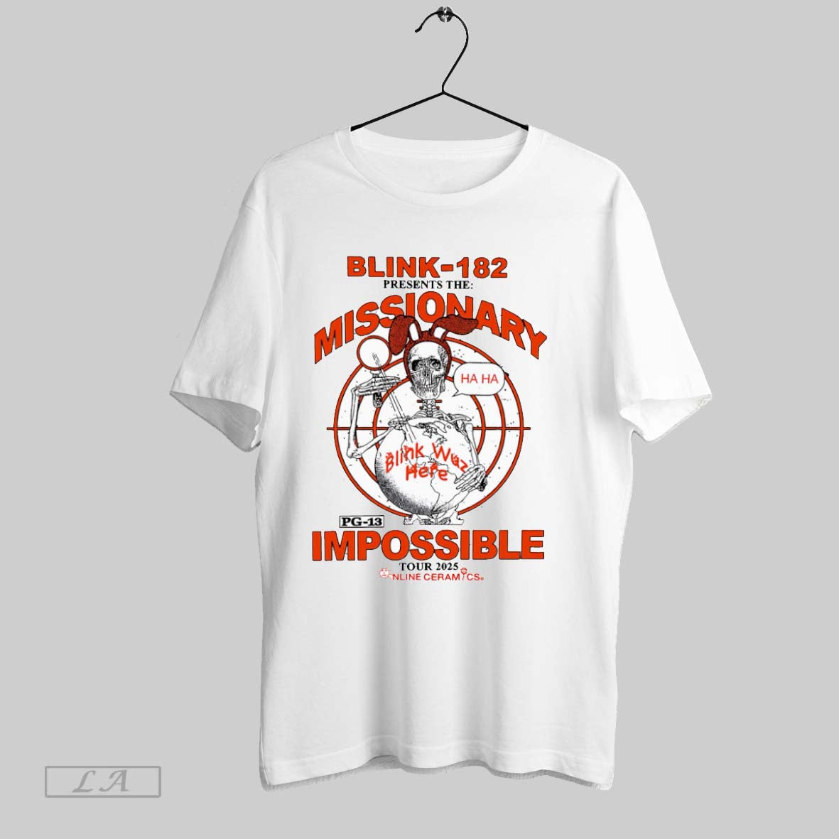 Original Blink 182 Missionary Impossible Tour 2025 Shirt Exclusive