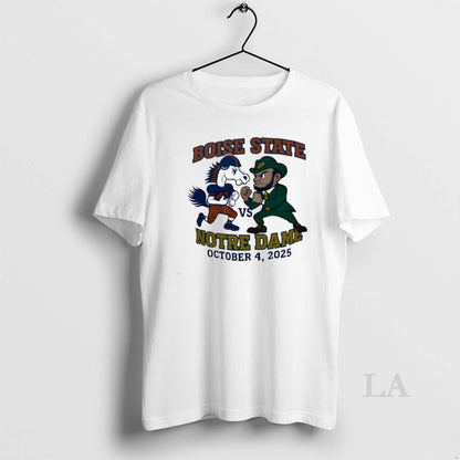 Original Boise State And Notre Dame Scheduled October 4 2025 Mascot