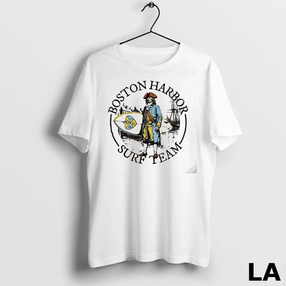Original Boston Harbor Surf Team Logo Shirt Retro Apparel