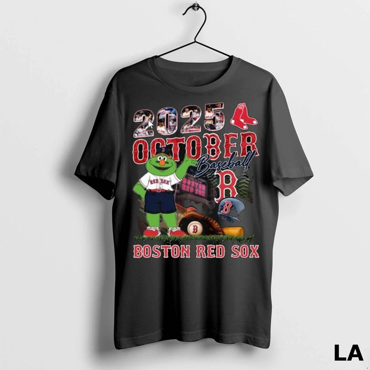 Original Boston Red Sox Mascot 2025 October Baseball Long Sleve