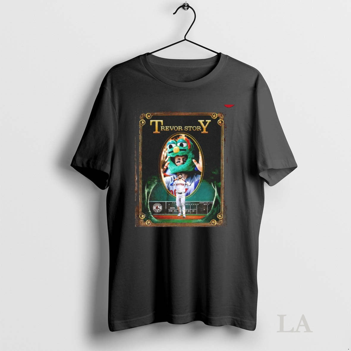Original Boston Red Sox Trevor Story Mascot Artistic Baseball TShirt