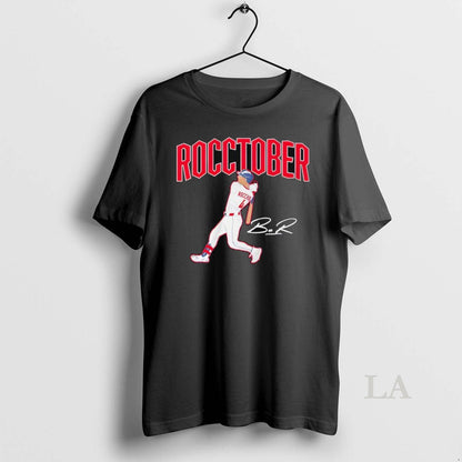 Original Brayan Rocchio Cleveland Guardians October Baseball Mlb
