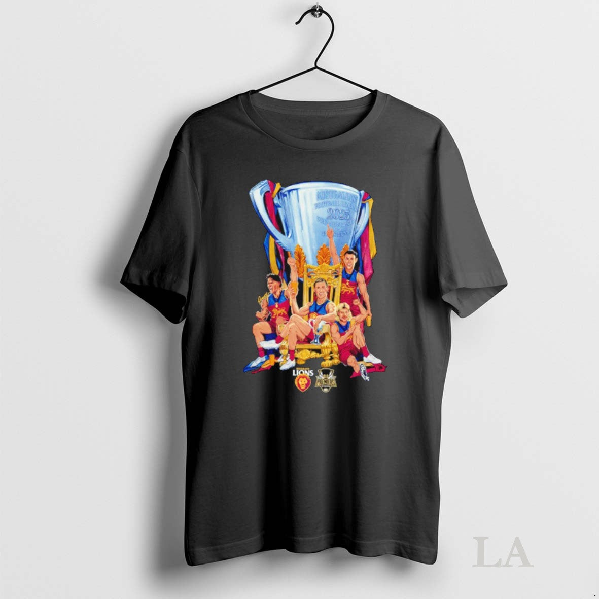 Original Brisbane Lions 2025 Afl Premiers Grange Cup TShirt Vintage