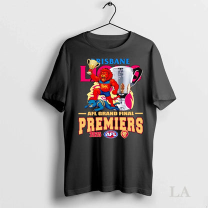 Original Brisbane Lions 2025 Afl Grand Final Premiers Mascot Tank Top