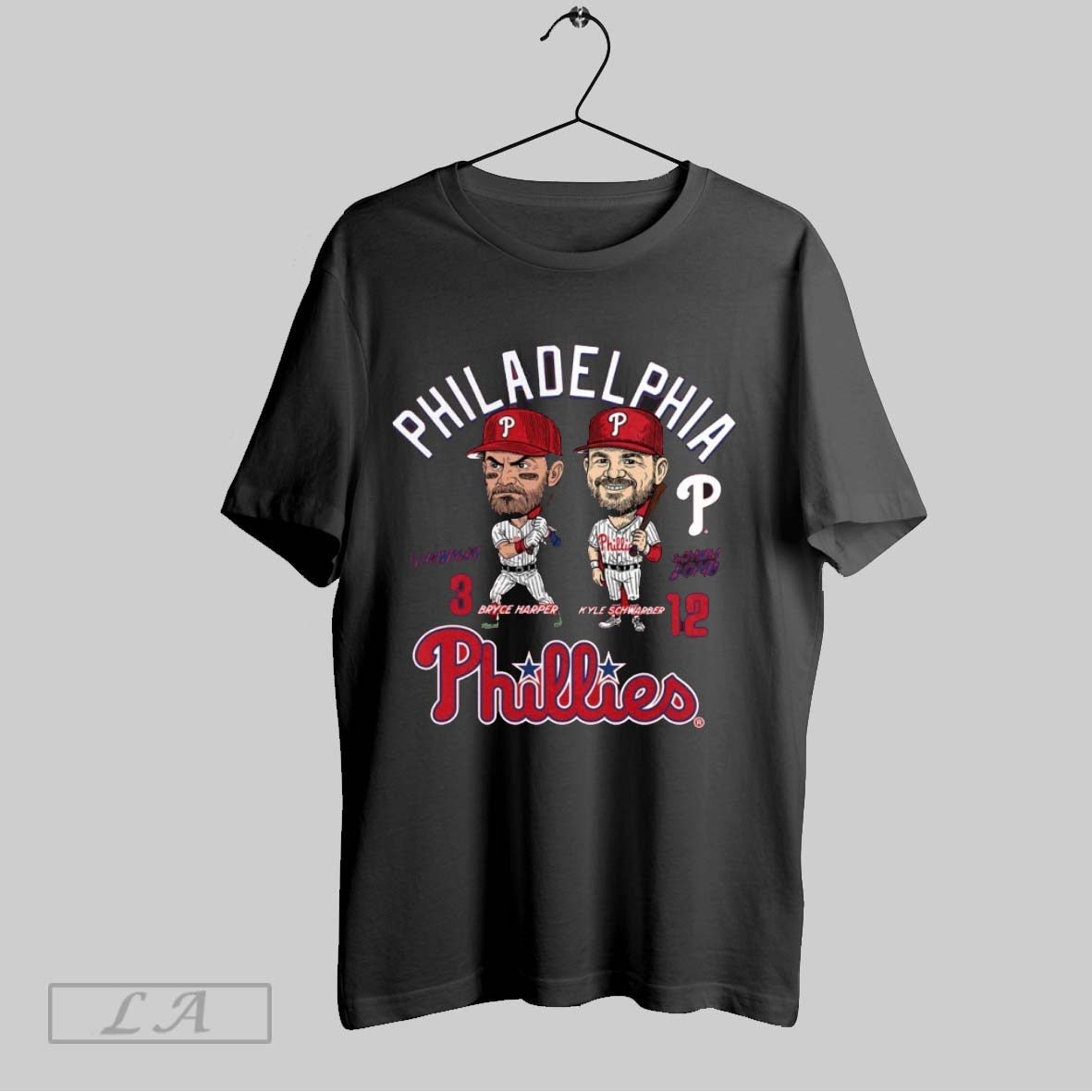 Original Bryce Harper Kyle Schwarber Philadelphia Phillies Caricature