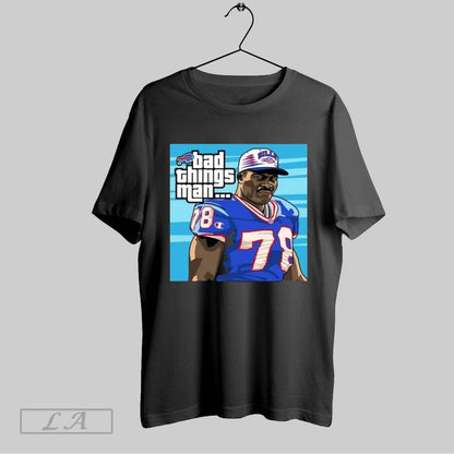 Original Buffalo Bills Bruce Smith Bad Things Tank Top Exclusive Style