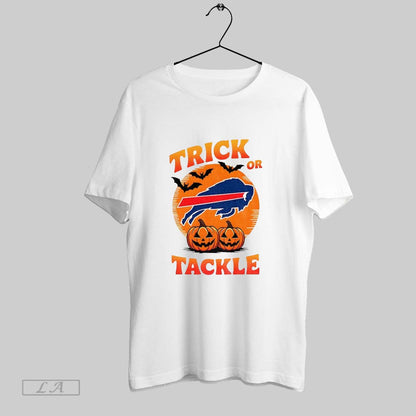 Original Buffalo Bills Football Trick Or Tackle Pumpkin Game Day