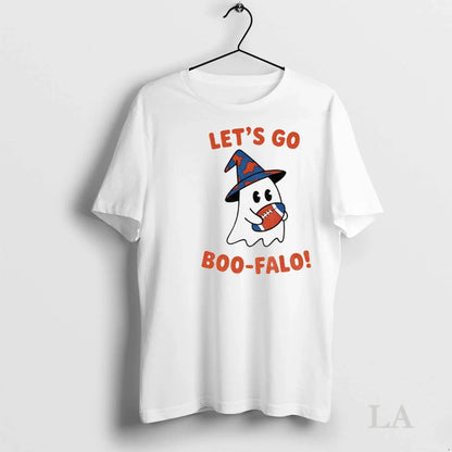 Original Buffalo Bills Halloween Spooky Season Ghost Lets Go Boo Falo