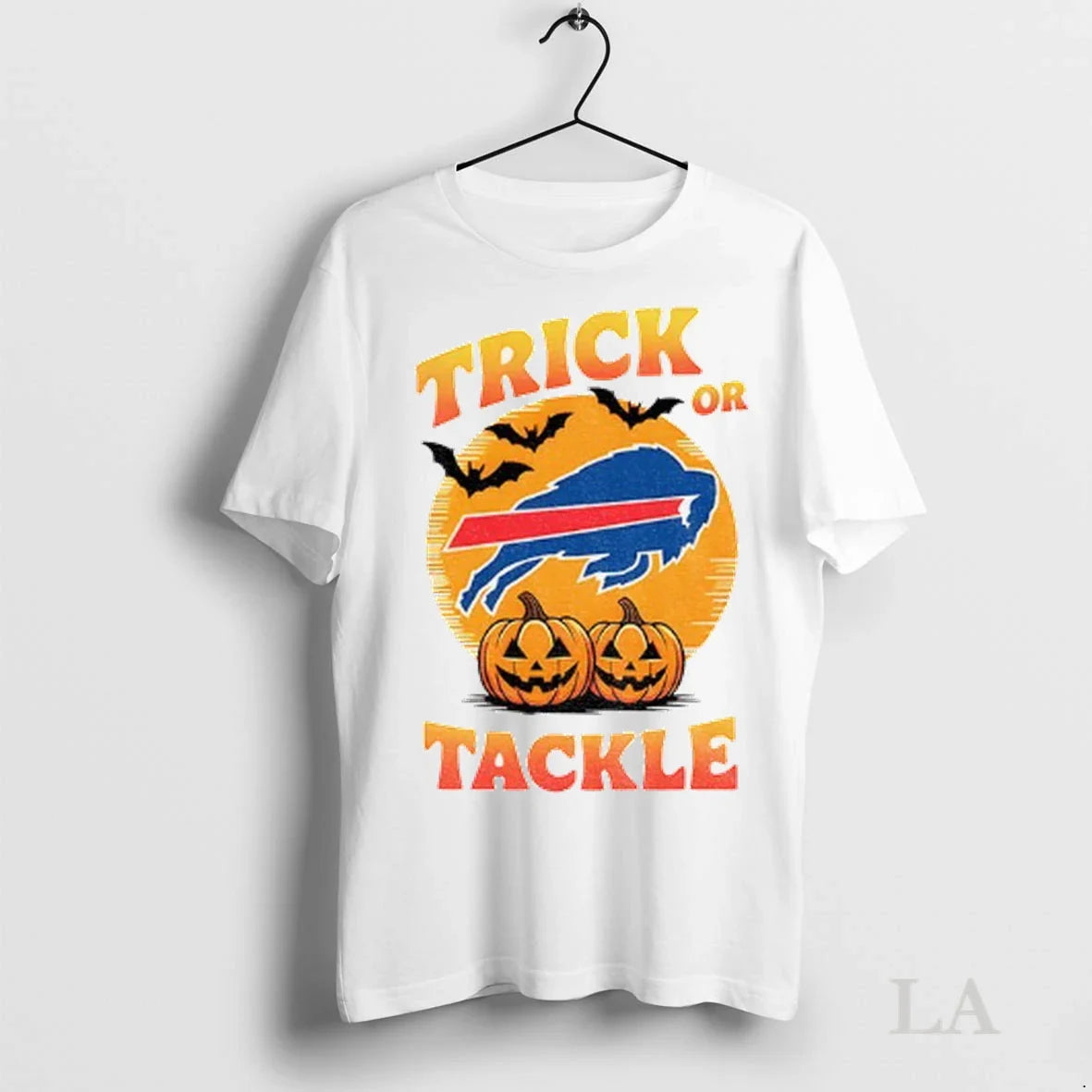 Original Buffalo Bills Halloween Spooky Season Trick Or Tackle Shirt