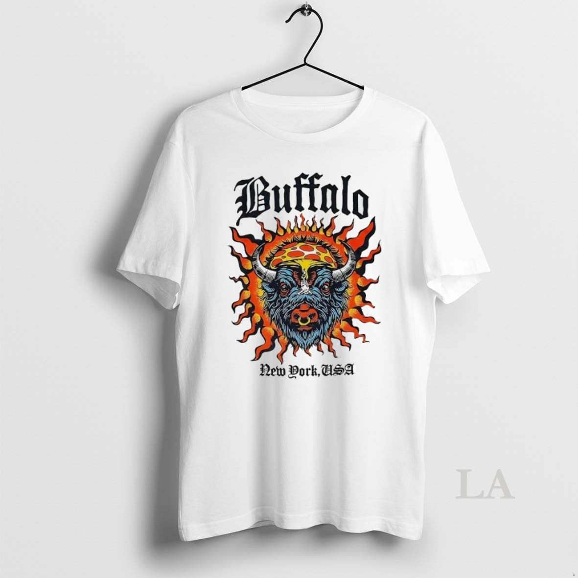 Original Buffalo Bills Burnout New York Usa Long Sleeve Retro Fashion