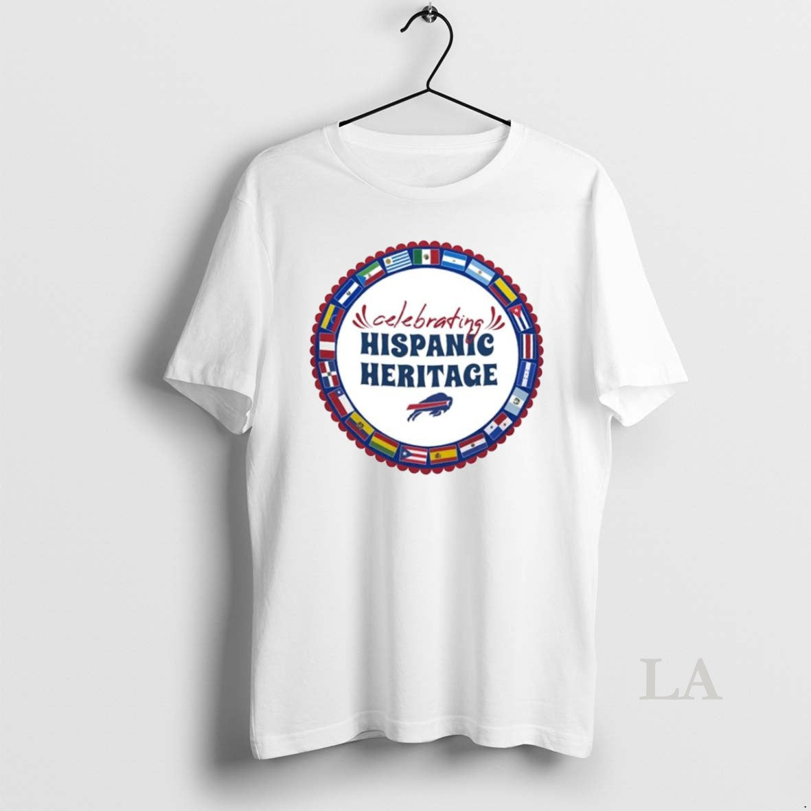 Original Buffalo Bills Celebrating Hispanic Heritage Ornaments Long