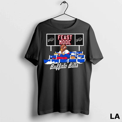 Original Buffalo Bills Football Mascot Eating Feast Mode TShirt