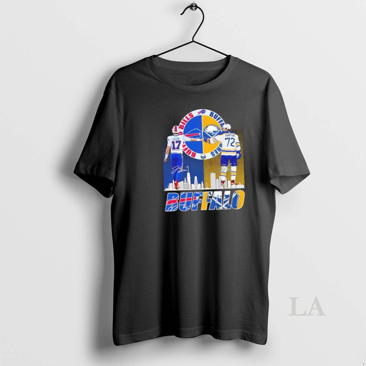 Original Buffalo Sports Allen Bills X Thompson Sabres Skyline Shirt