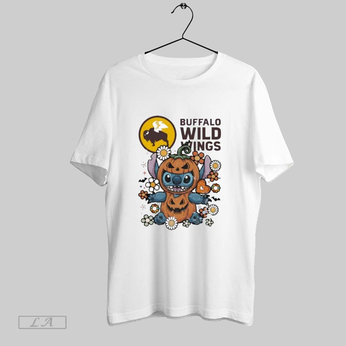 Original Buffalo Wild Wings Stitch Halloween Pumpkin Hoodie Premium
