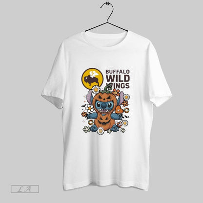 Original Buffalo Wild Wings Stitch Halloween Pumpkin Hoodie Premium