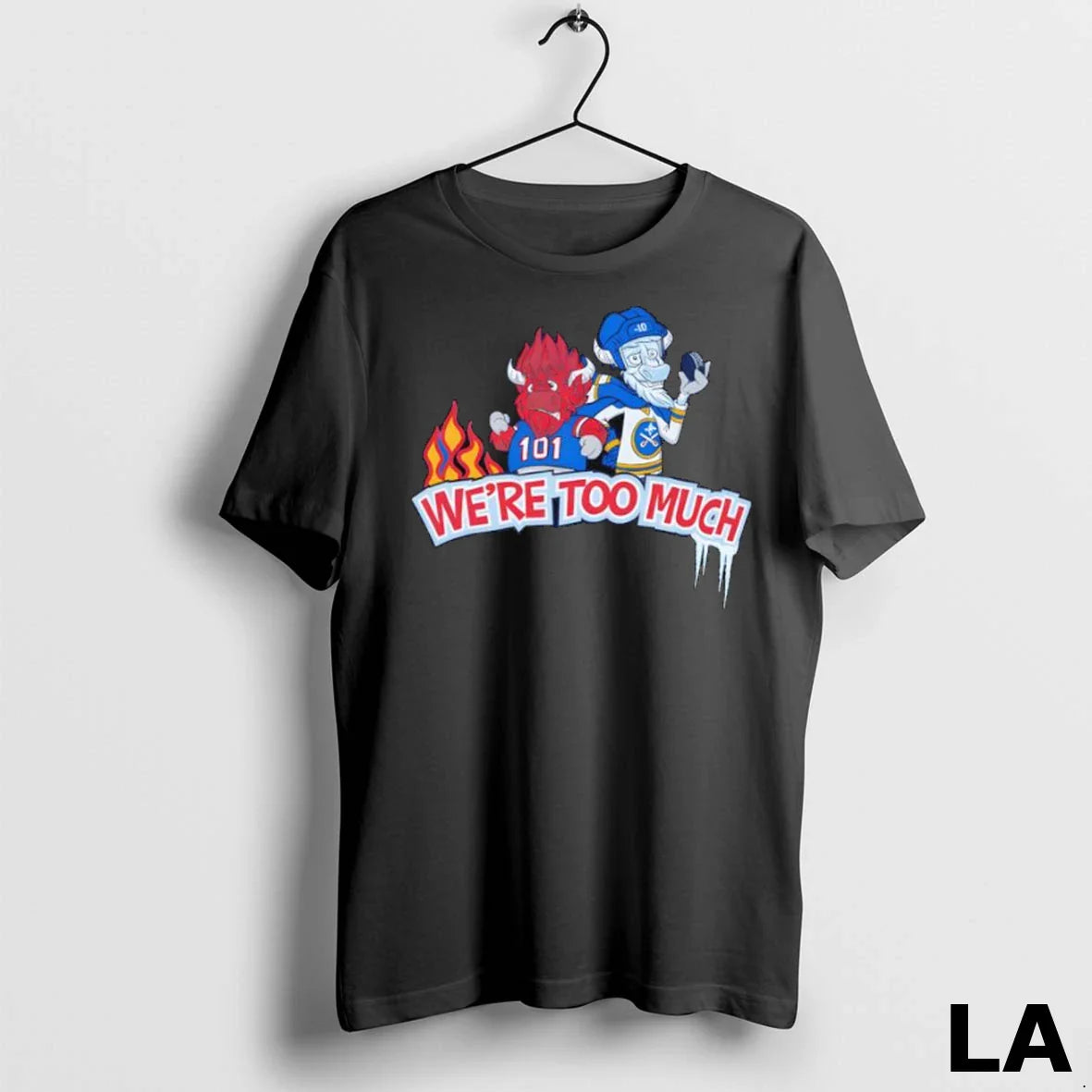Original Buffalo Were Too Much Ladies Tee Elegant Style