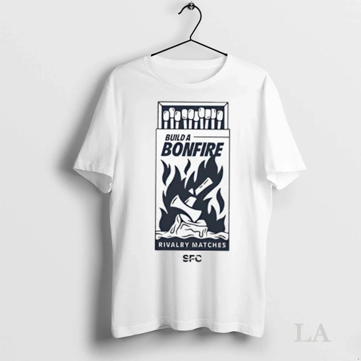 Original Build Bonfire Rivalry Matches Sfc Ladies Tee Vintage Outfit
