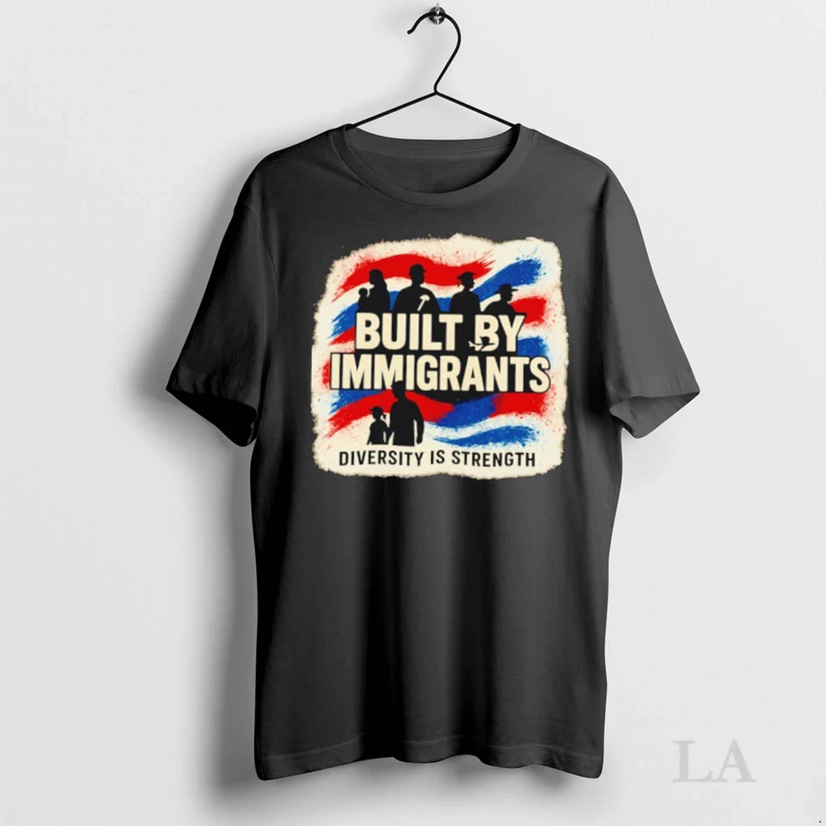 Original Built Immigrants Diversity Is Strength Tee Classic Merch