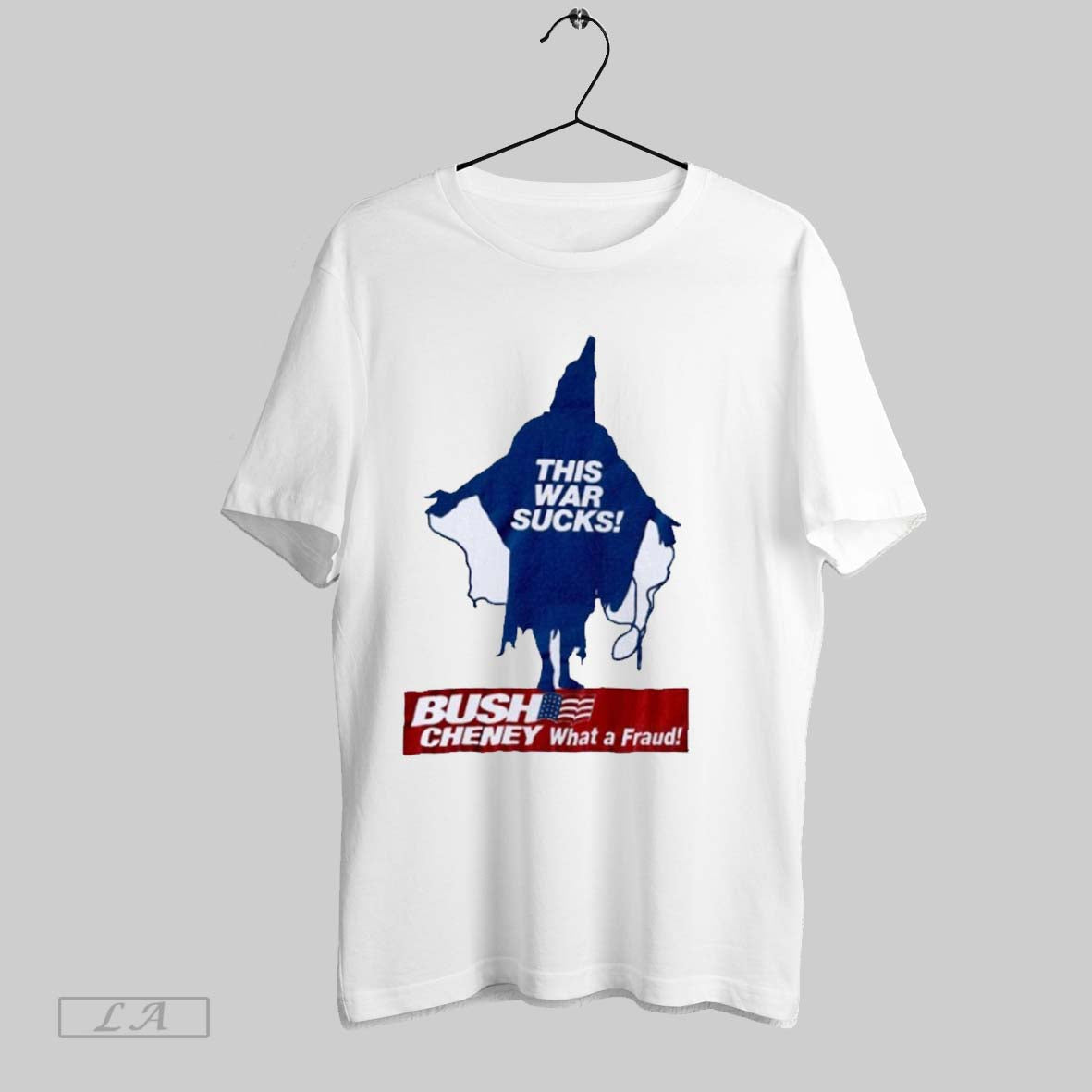 Original Bush Cheney What Fraud This War Sucks Tee Retro Outfit