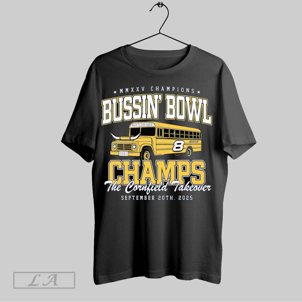 Original Bussin Bowl Champs Cornfield Takeover Tee Stylish Art