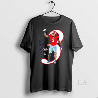 Original Cj Allen Black 3 Georgia Bulldogs 2025 Ncaa Player Long