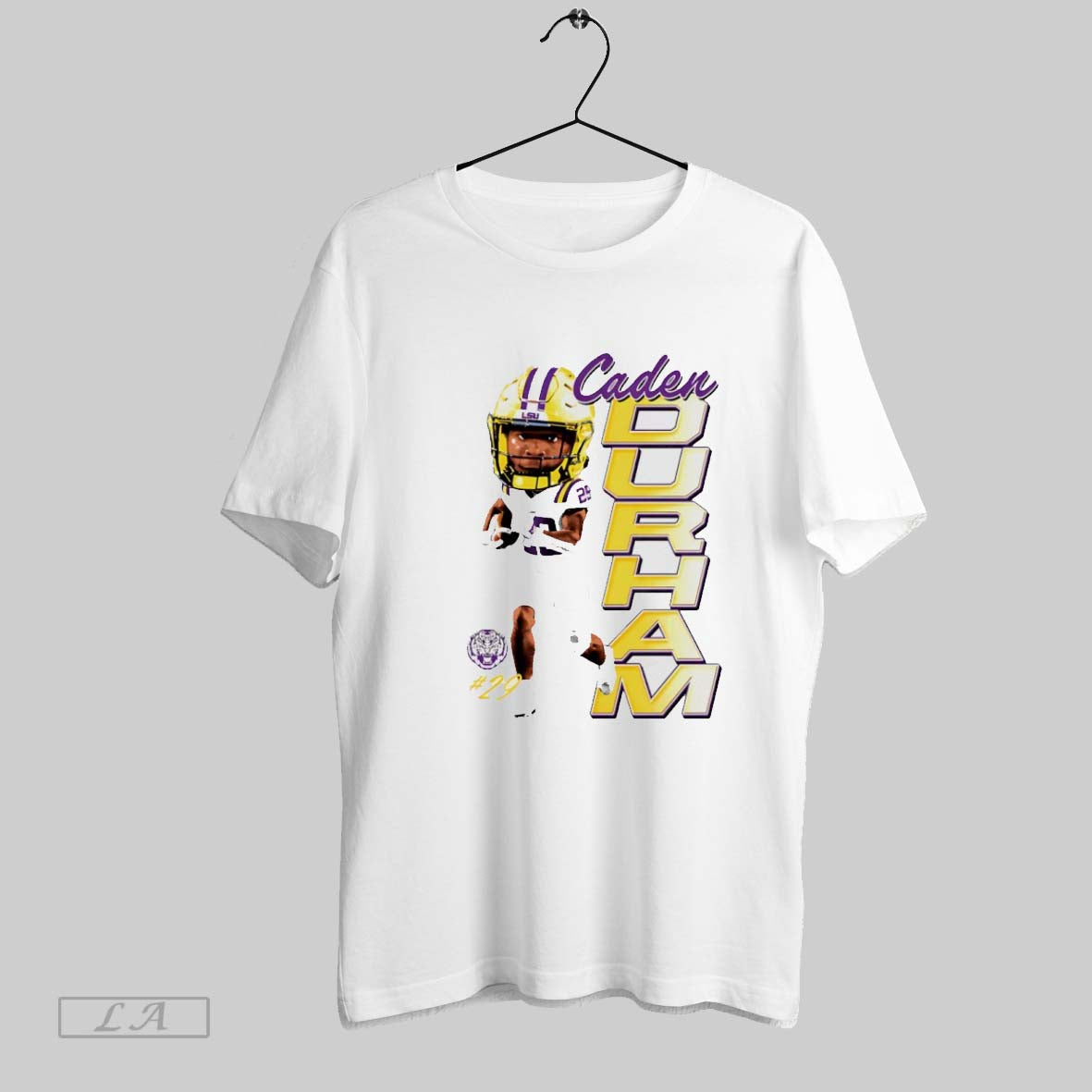 Original Caden Durham Lsu Tigers Caricature Long Sleeve Retro Style
