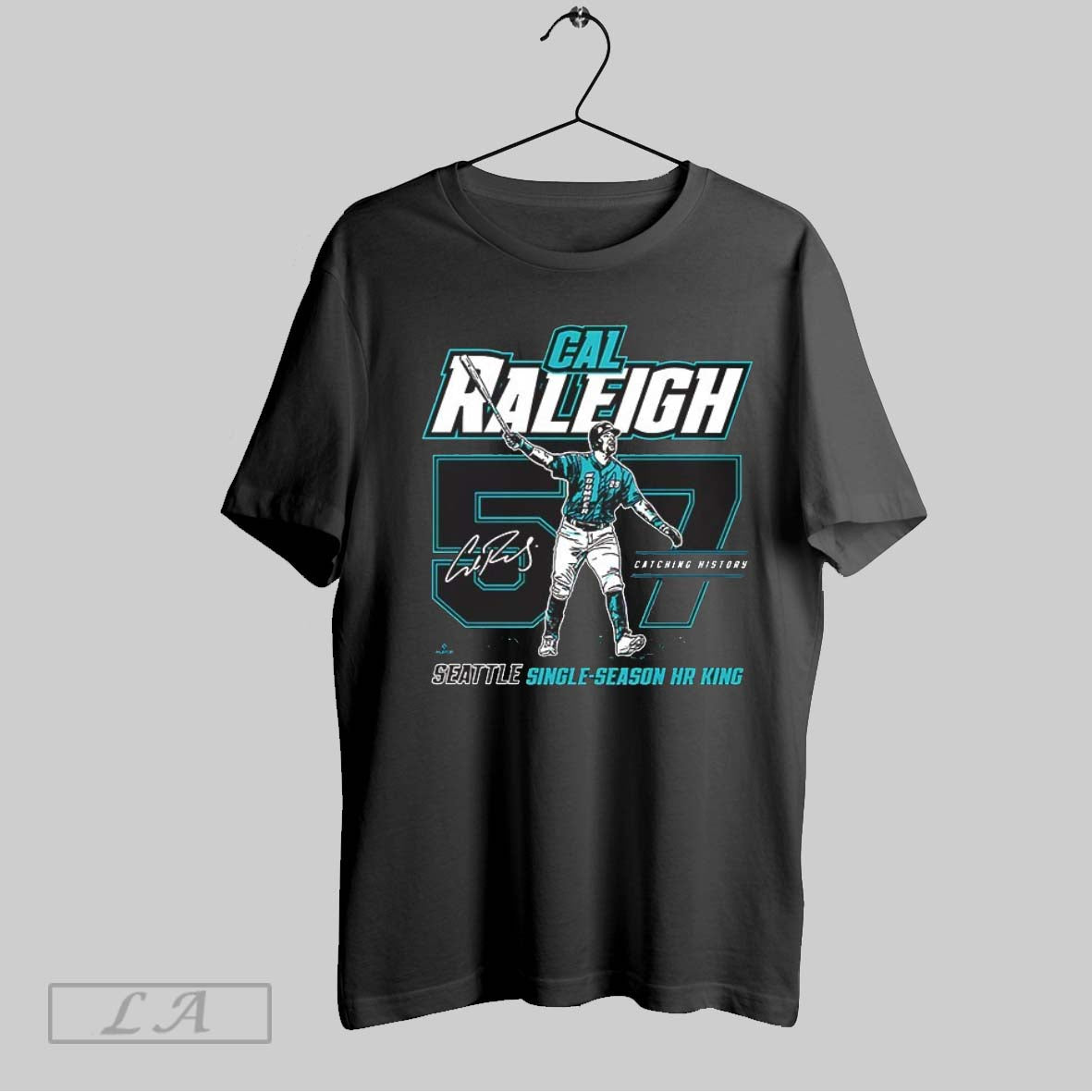 Original Cal Ralegh 57 Seattle Mariners Baseball Single Season Home