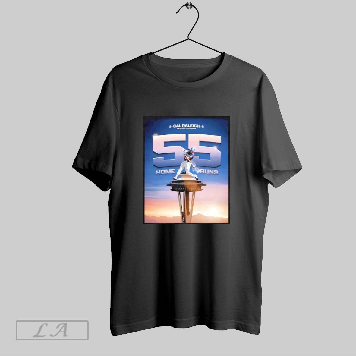 Original Cal Raleigh 55 Home Runs Seattle Mariners Tee Stylish Style