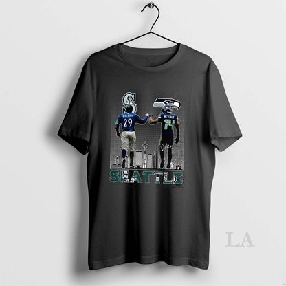 Original Cal Raleigh Seattle Mariners And Dk Metcalf Seattle Seahawks