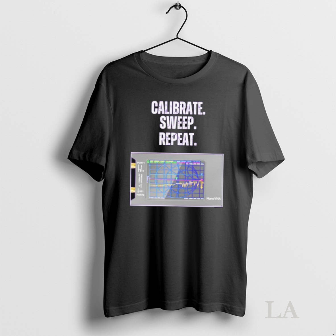Original Calibrate Sweep Repeat Nanovna Tank Top Retro Design