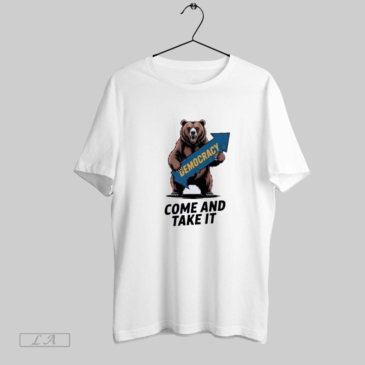 Original California Bear Democracy Come And Take It Long Sleeve