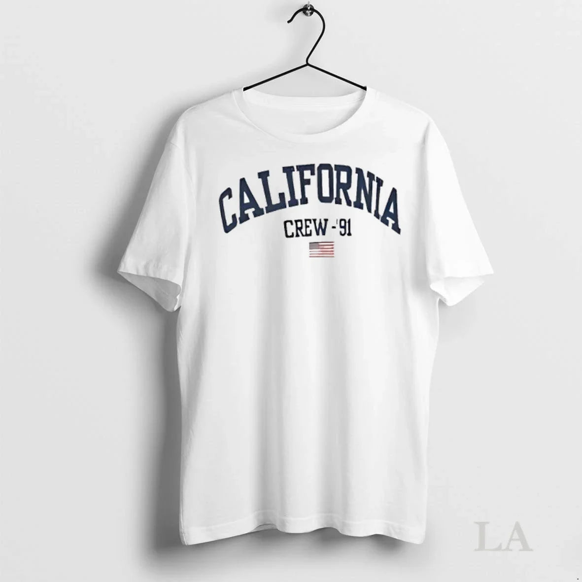 Original California Crew 91 American Flag Ladies Hoodie Exclusive