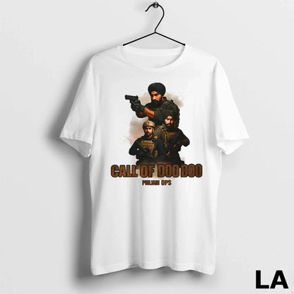 Original Call Doo Doo Duty Punjabi Ops Parody Tee Stylish Merch