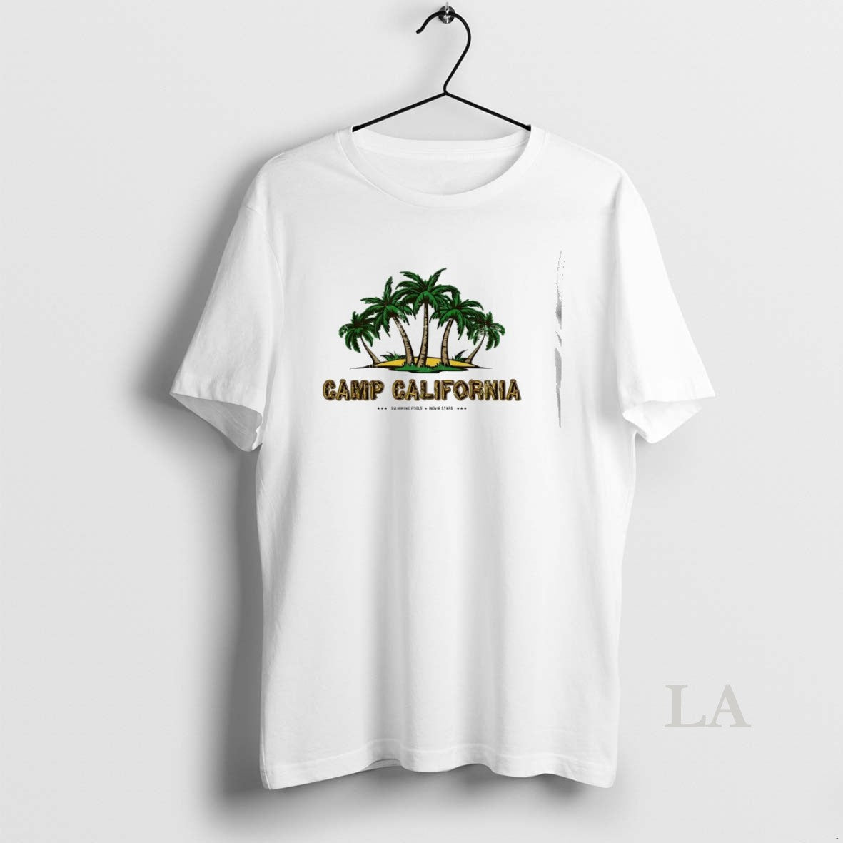 Original Camp California Swimming Pools Ovie Stars TShirt Elegant