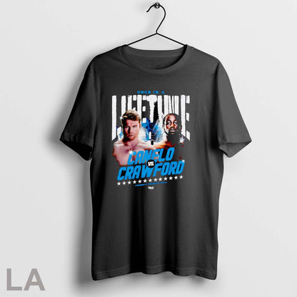 Original Canelo Vs Crawford Once Lifetime Event Tee Exclusive Art