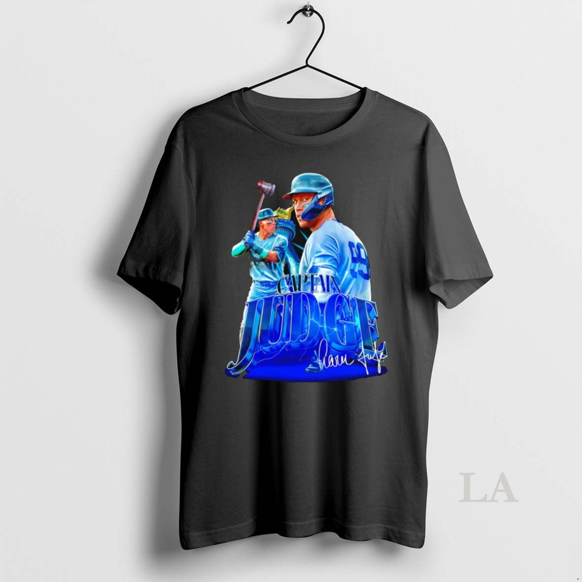 Original Captain Judge New York Yankees Aaron Judge Signature Tee