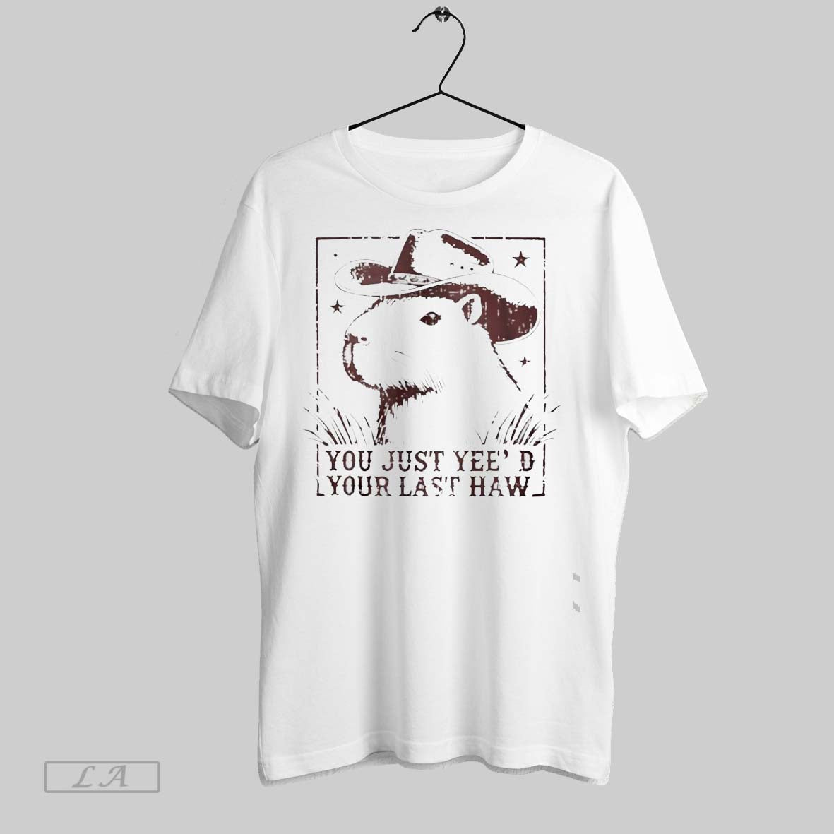 Original Capybara Cowboy You Just Yeed Your Last Haw Tank Top Elegant
