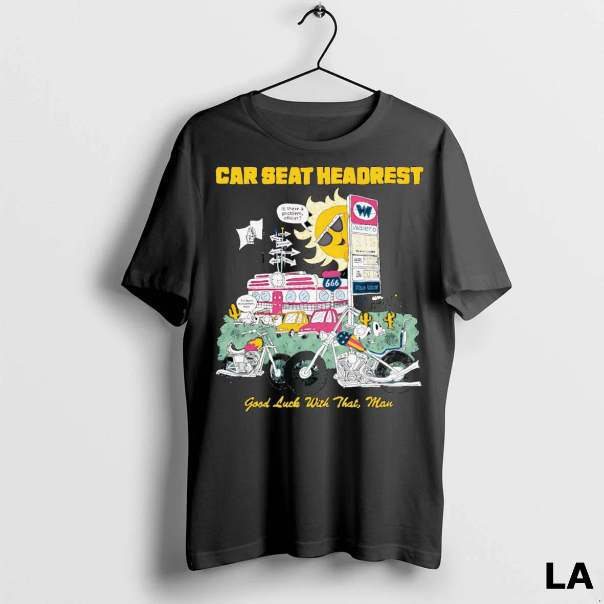 Original Car Seat Headrest Good Luck That TShirt Designer Fashion
