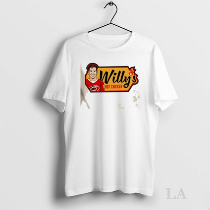 Original Carolina Hurricanes Rod Bod Willys Hot Chicken Shirt