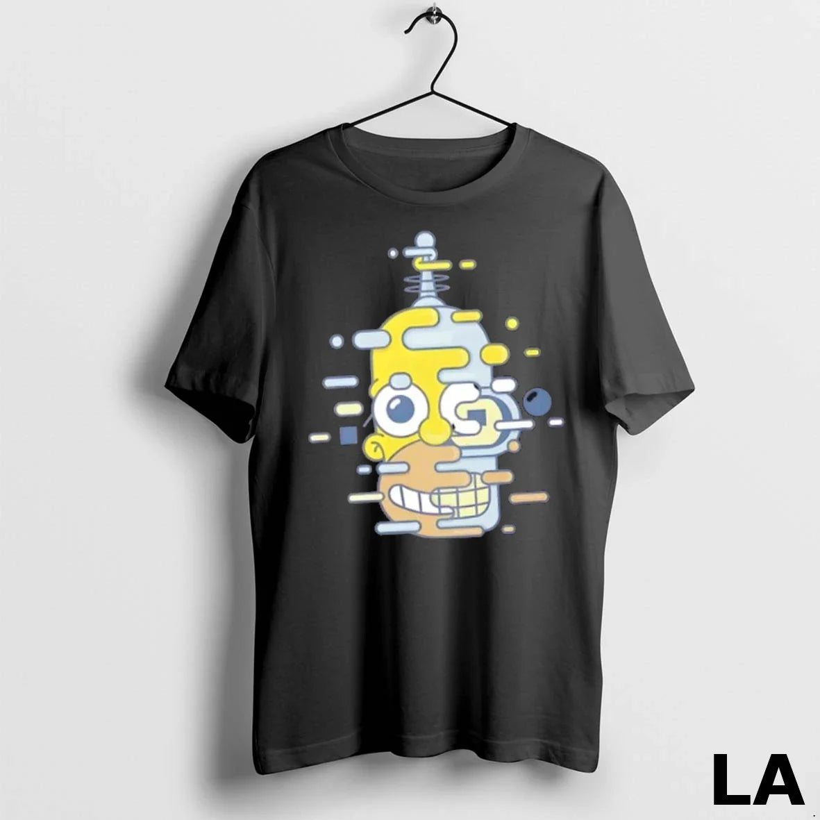 Original Cartoon Mashup Robot Glitch Art Tank Top Classic Outfit