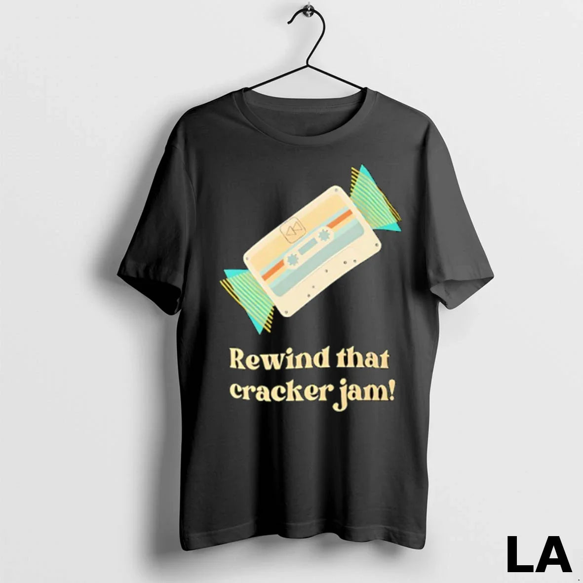 Original Cassette Rewind That Cracket Jam Tee Classic Fashion