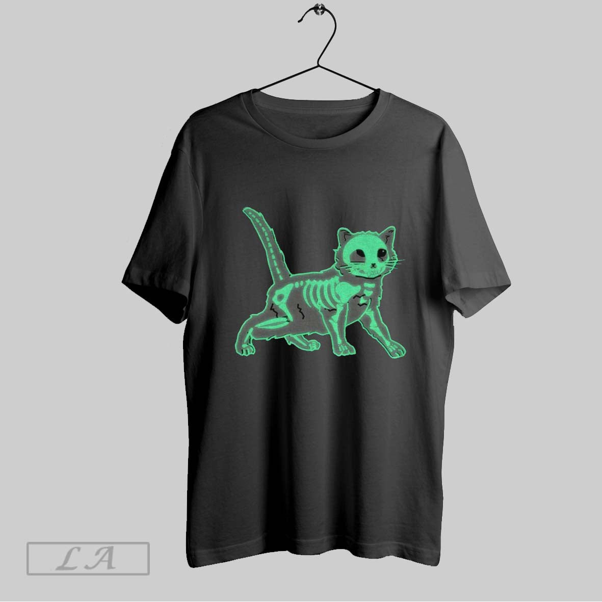 Original Cat Glow Dark Gary Skeleton Long Sleeve Premium Outfit