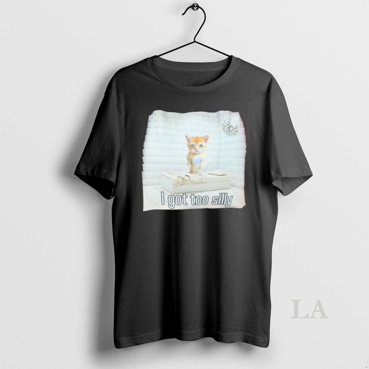 Original Cat I Got Too Silly Shirt Authentic Design