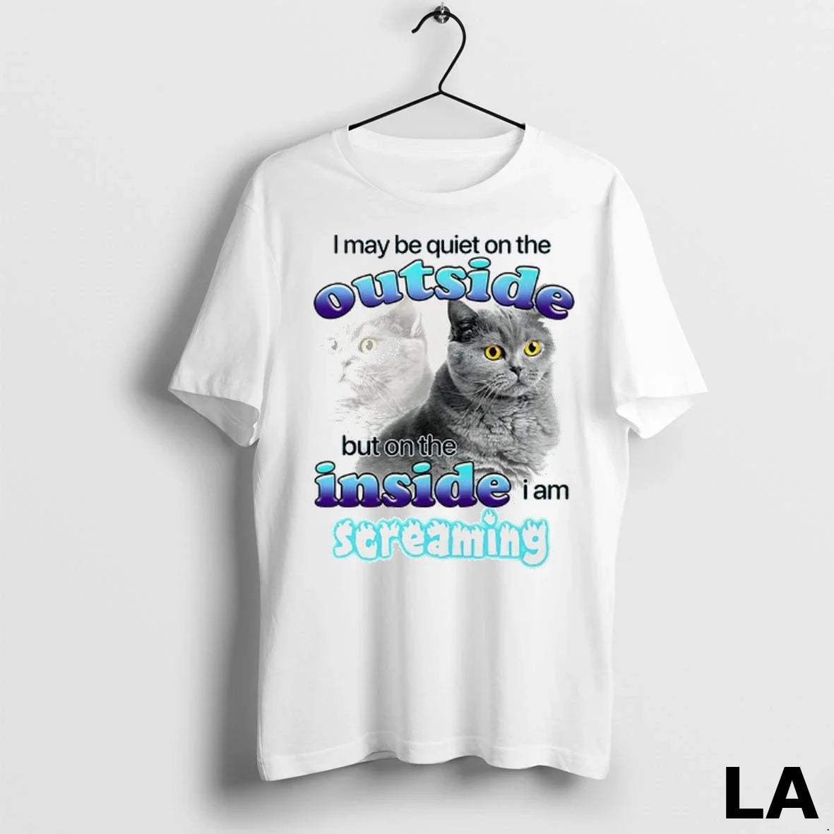 Original Cat I May Be Quiet Outside But Inside I Am Sweatshirt