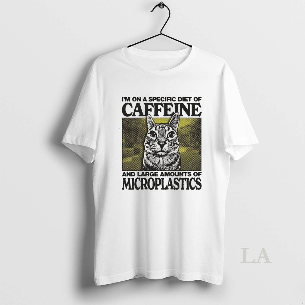 Original Cat Im Specific Diet Caffeine Tee Trendy Style
