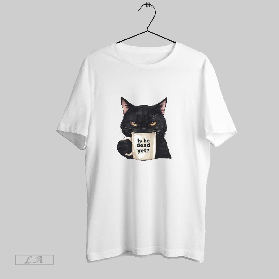 Original Cat Is He Dead Yet Shirt Exclusive Gift