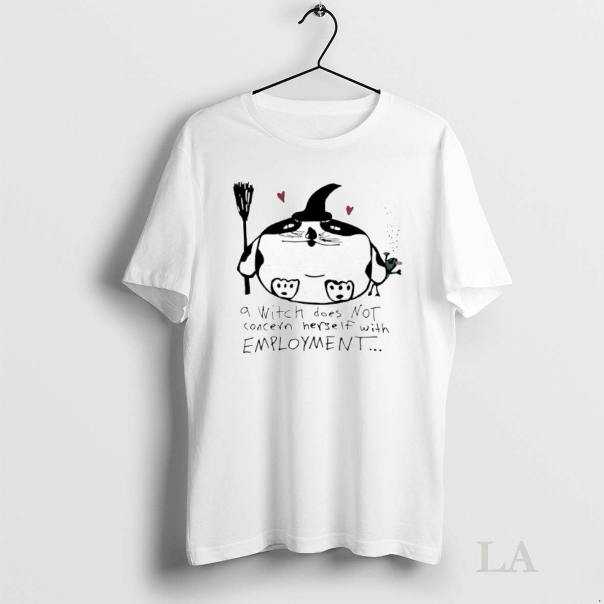 Original Cat Witch Does Not Concern Herse If Employment Long Sleeve
