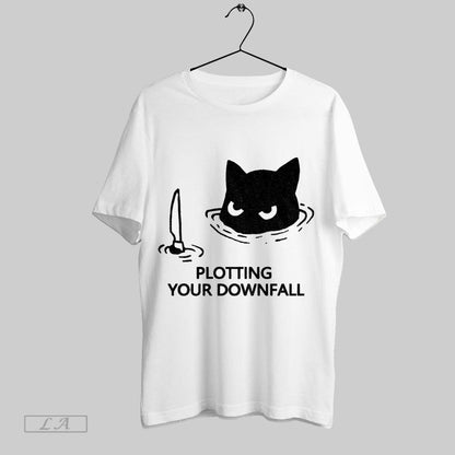 Original Cat Planning Something Bad Plotting Your Downfall Tank Top